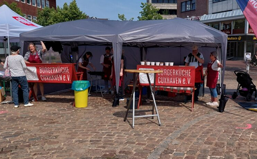 Bürgerküche Aktionsstand